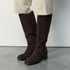 Vagabond Women's Meryl Tall Boots in Dark Brown Suede - Getoutside Shoes