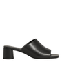 Vagabond Women's Piper Mules in Black Leather - Getoutside Shoes