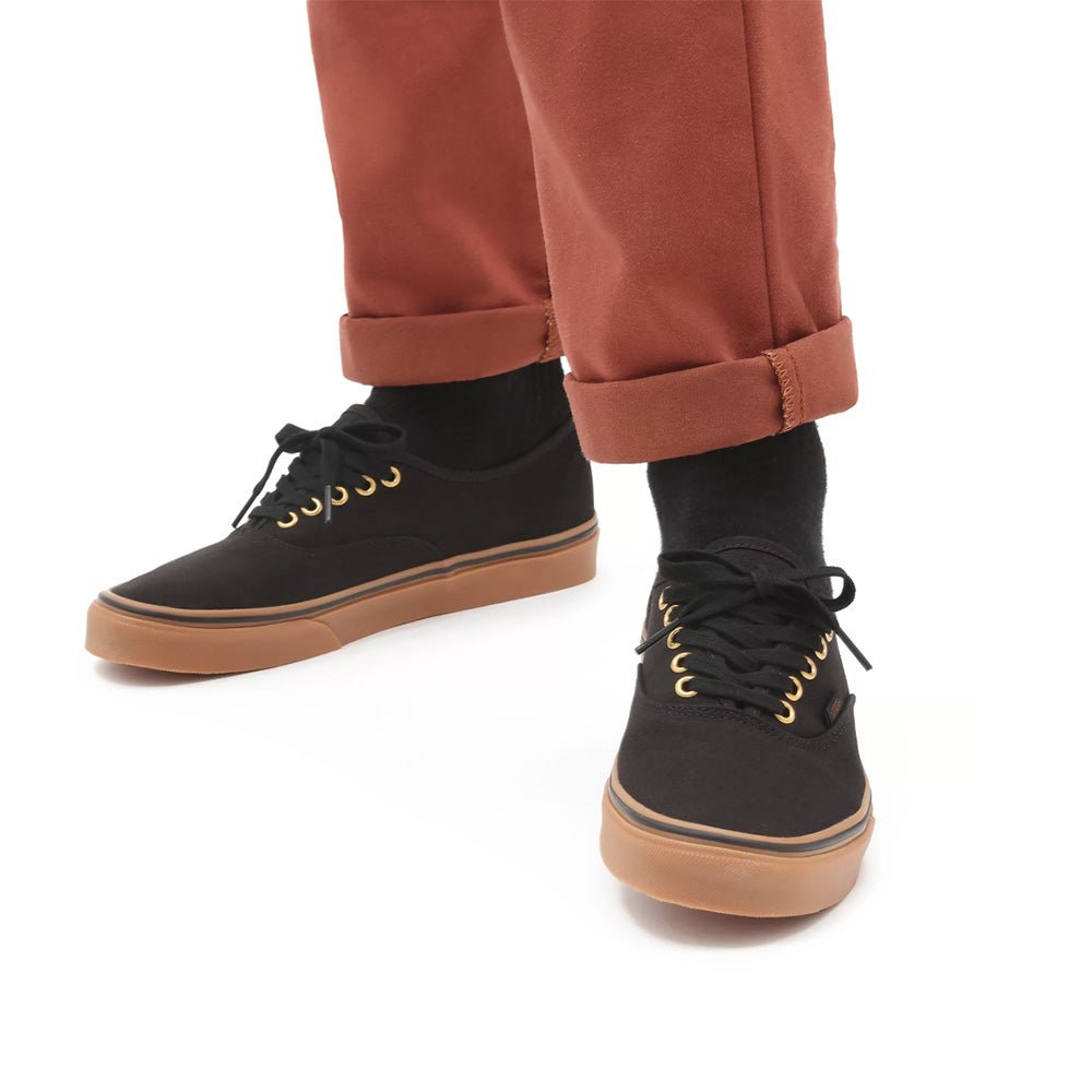 Vans Authentic in Black/Rubber - Getoutside Shoes