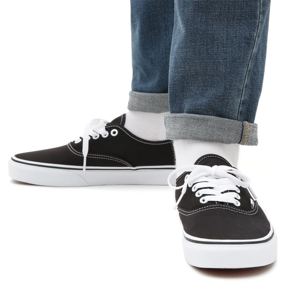 Vans Authentic in Black/White - Getoutside Shoes
