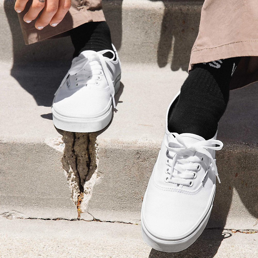 Vans Authentic in True White - Getoutside Shoes