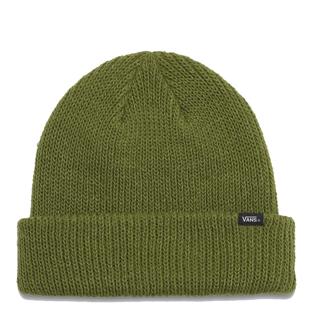 Vans Core Basics Beanie in Pesto Green - Getoutside Shoes