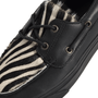 Vans Men's 2-Eyelet Boat Shoe in Black Zebra - Getoutside Shoes