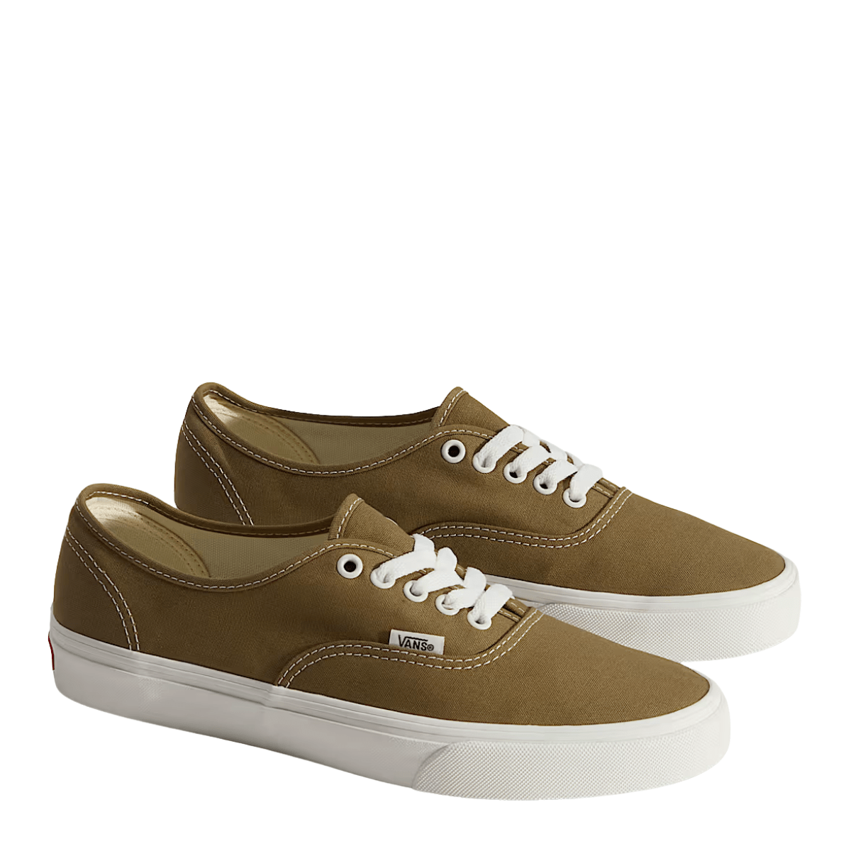 Vans Men's Authentic in Green Olive - Getoutside Shoes