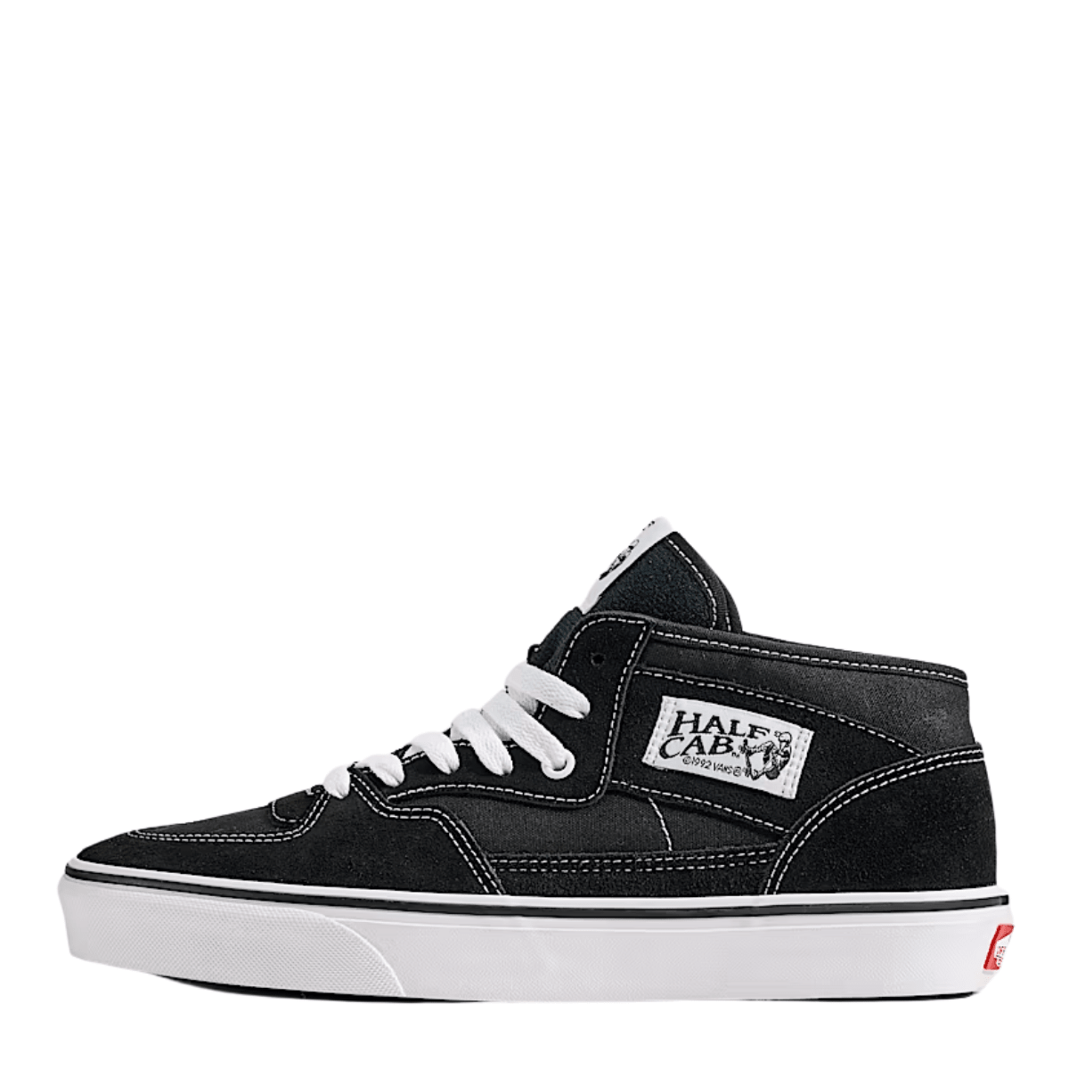 Vans Men's Half Cab Decon in Black/True White - Getoutside Shoes