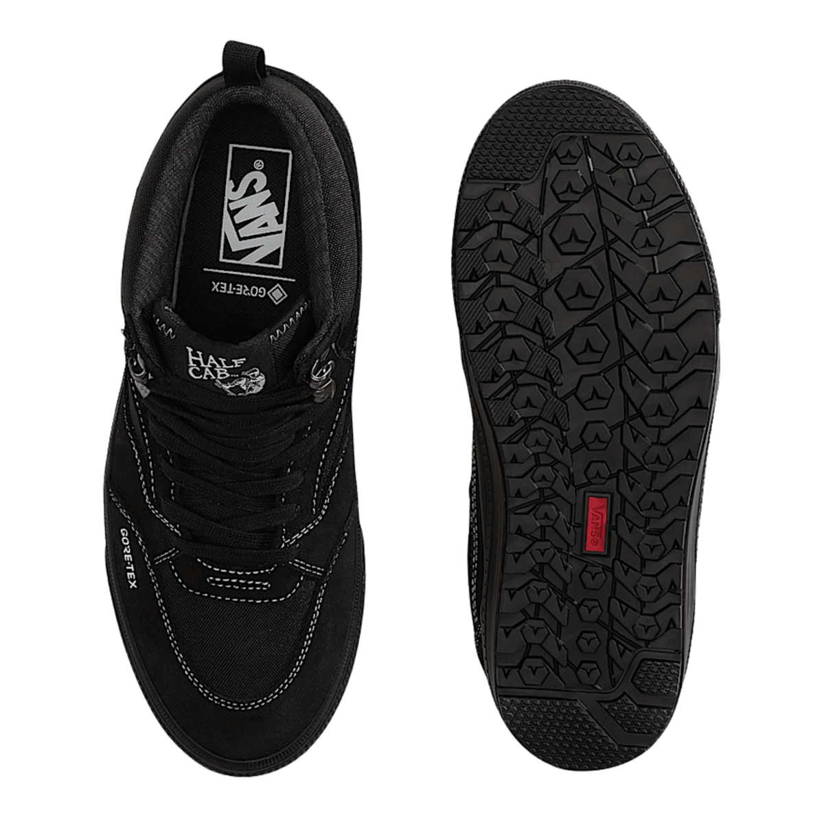 Vans Men's Half Cab GORE-TEX Insulated in Black/Black - Getoutside Shoes