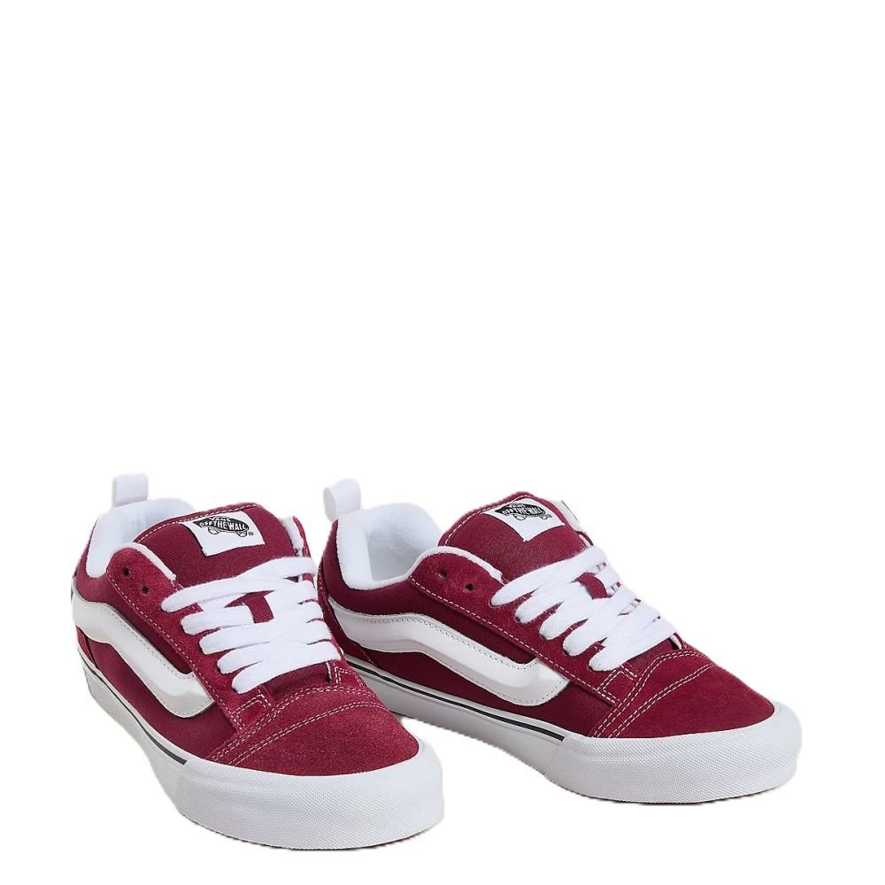 Vans Men's Knu Skool in Burgundy - Getoutside Shoes