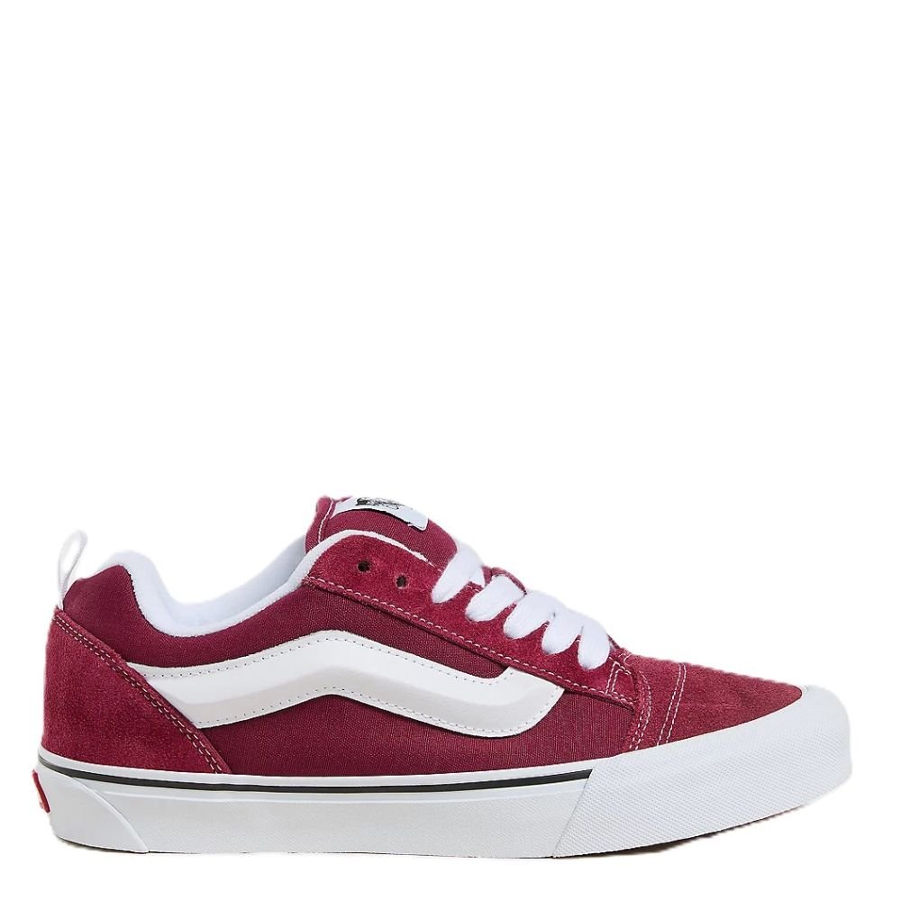 Vans Men's Knu Skool in Burgundy - Getoutside Shoes