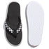 Vans Men's La Costa Checkerboard Lite Sandal in Black/White - Getoutside Shoes