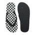 Vans Men's Makena Sandal in Checkerboard Black/Marshmallow White - Getoutside Shoes