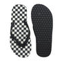 Vans Men's Makena Sandal in Checkerboard Black/Marshmallow White - Getoutside Shoes