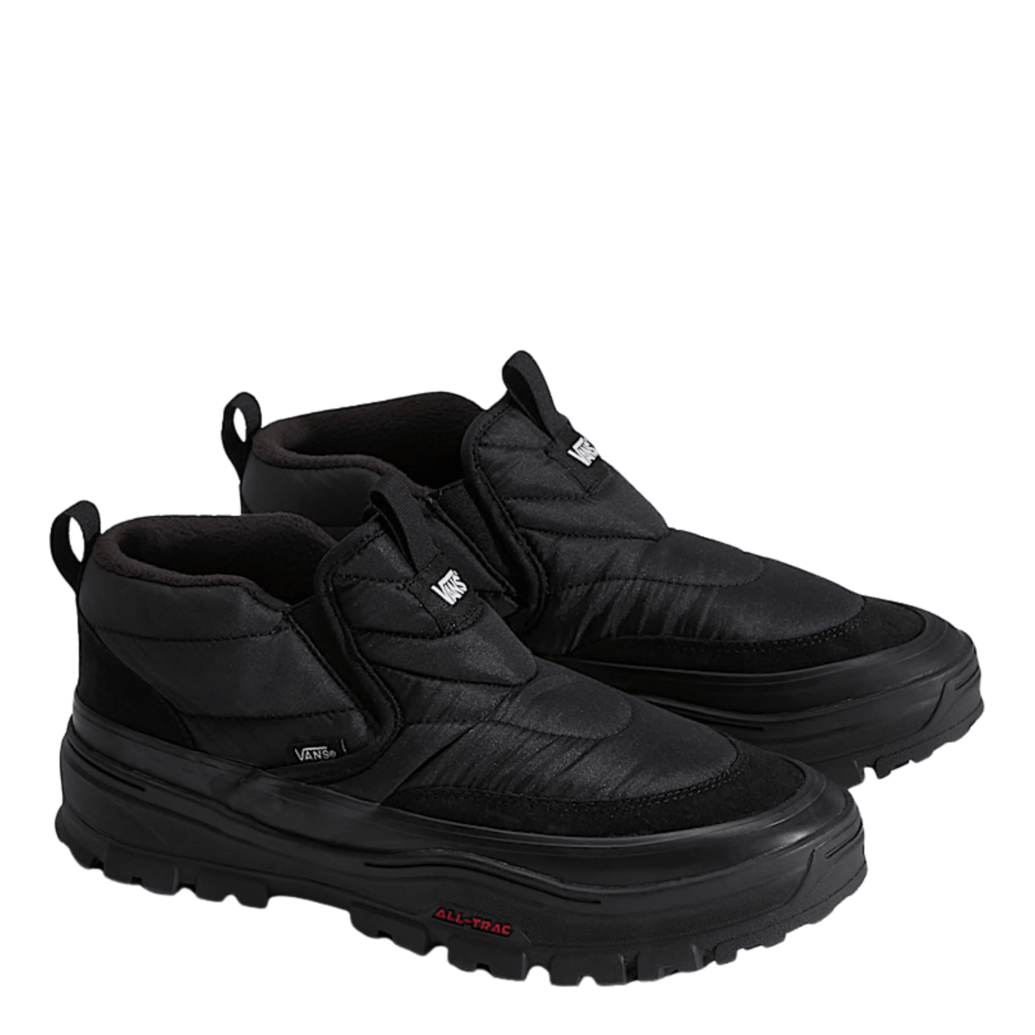 Vans Men's Mid-Slip Puff Shoe in Black/Black - Getoutside Shoes