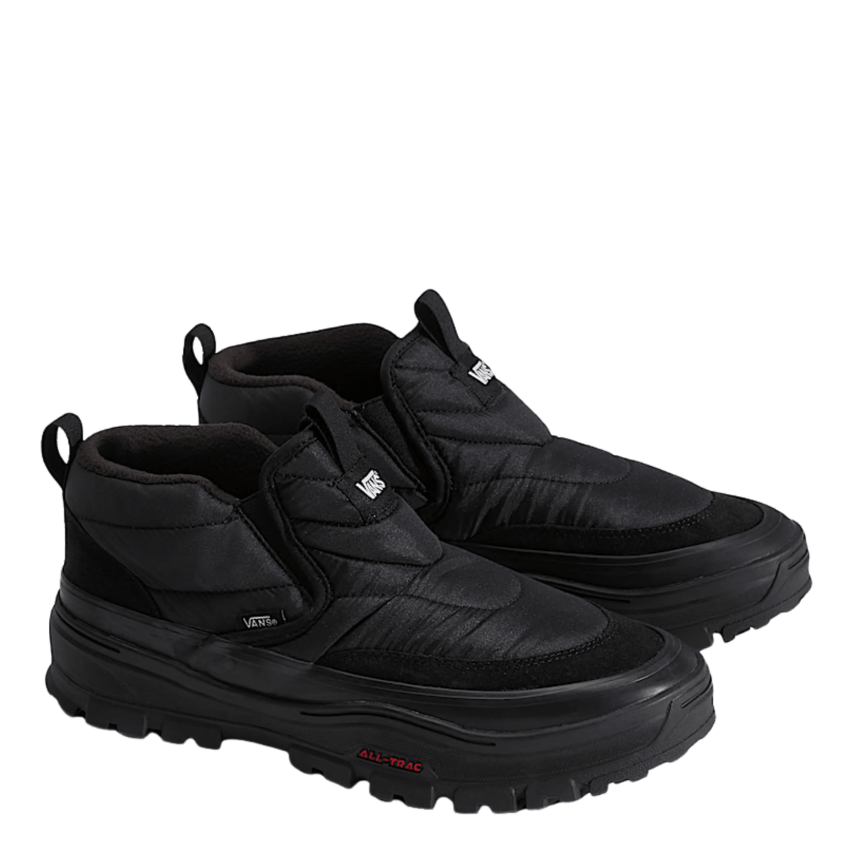 Vans Men's Mid-Slip Puff Shoe in Black/Black - Getoutside Shoes