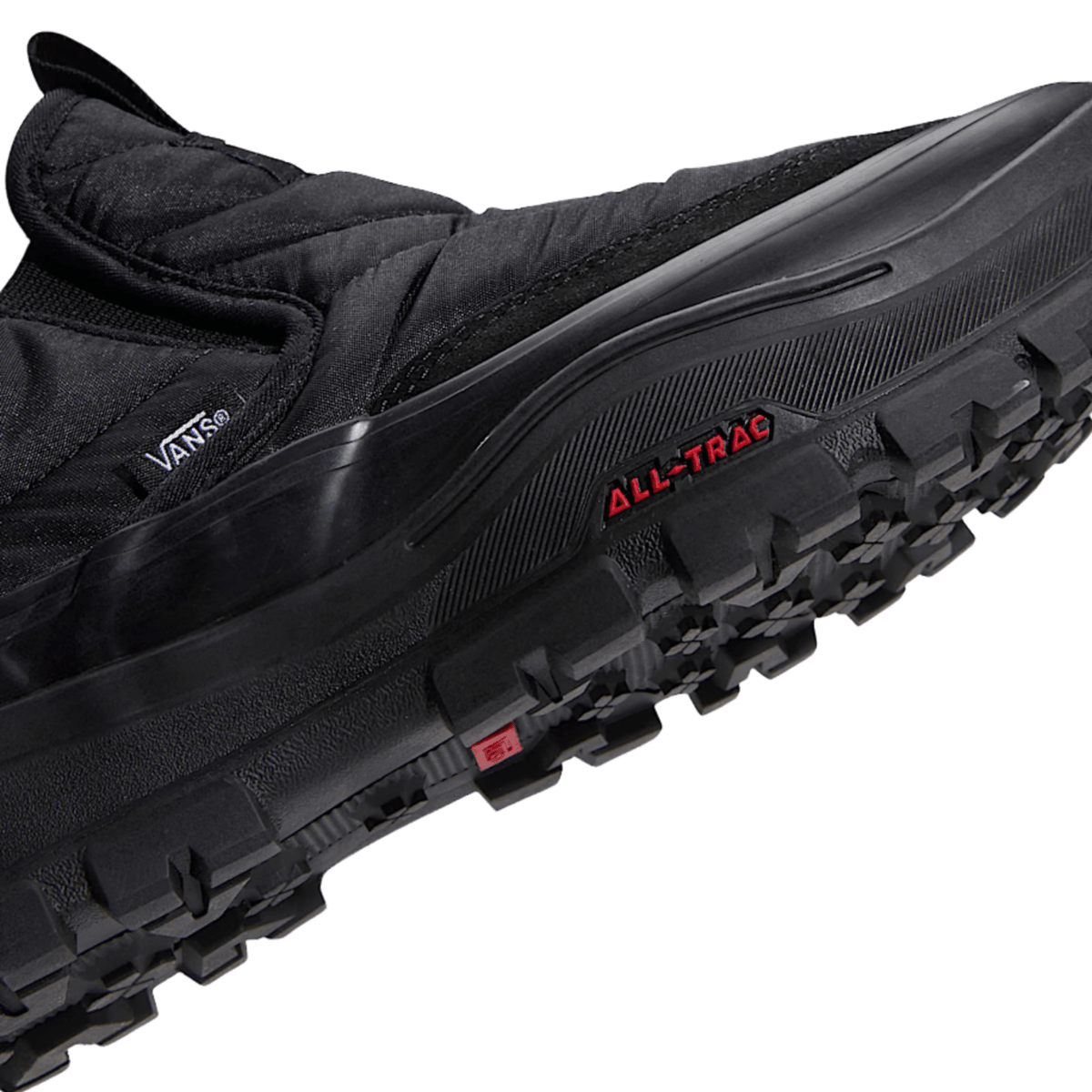 Vans Men's Mid-Slip Puff Shoe in Black/Black - Getoutside Shoes