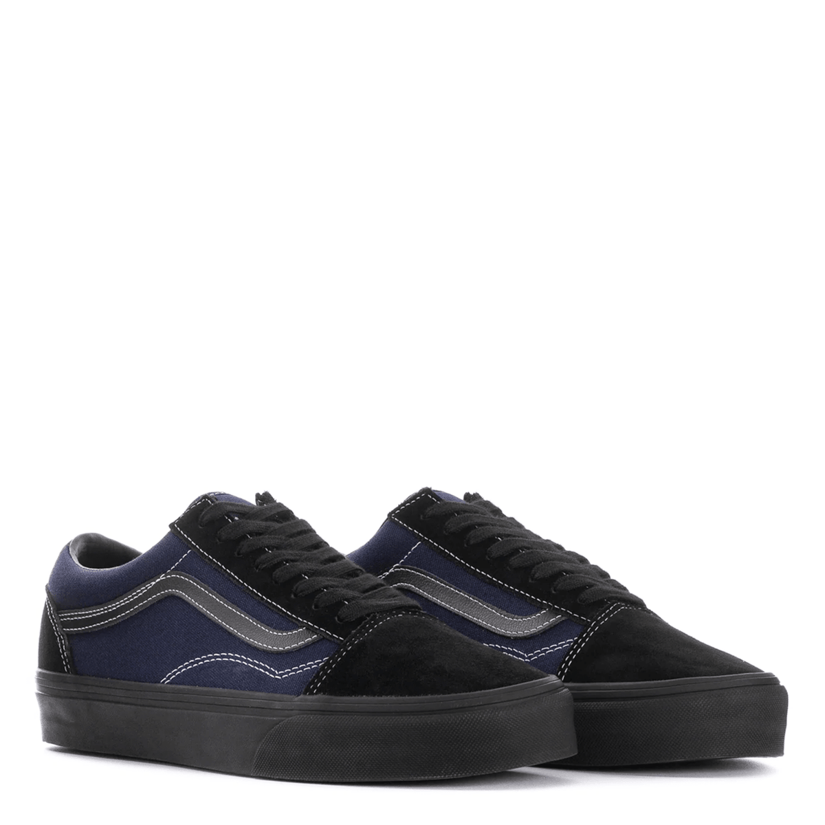 Vans Men's Old Skool in Shred Black/Navy - Getoutside Shoes