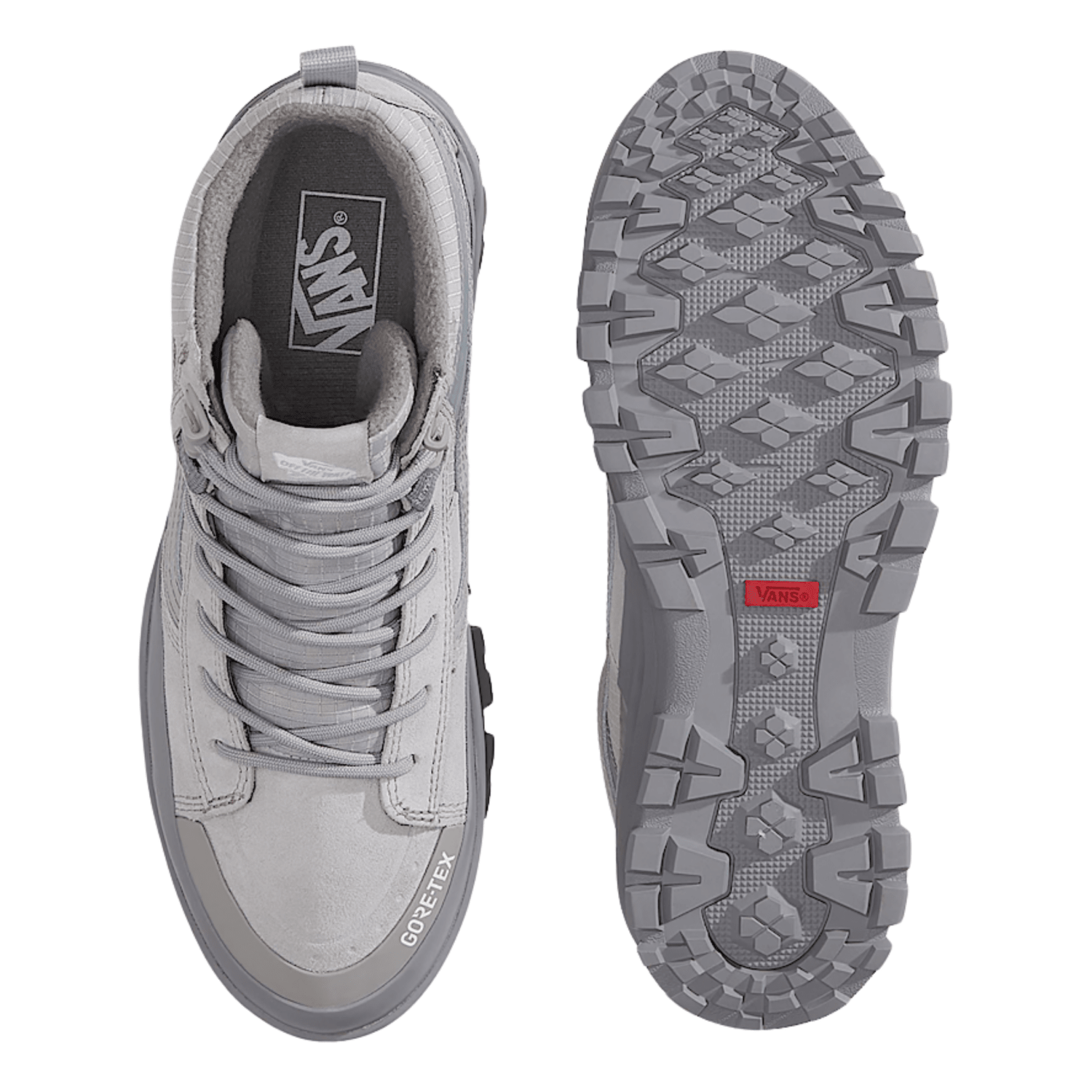 Vans Men's Sk8-Hi GORE-TEX Insulated in Light Grey - Getoutside Shoes