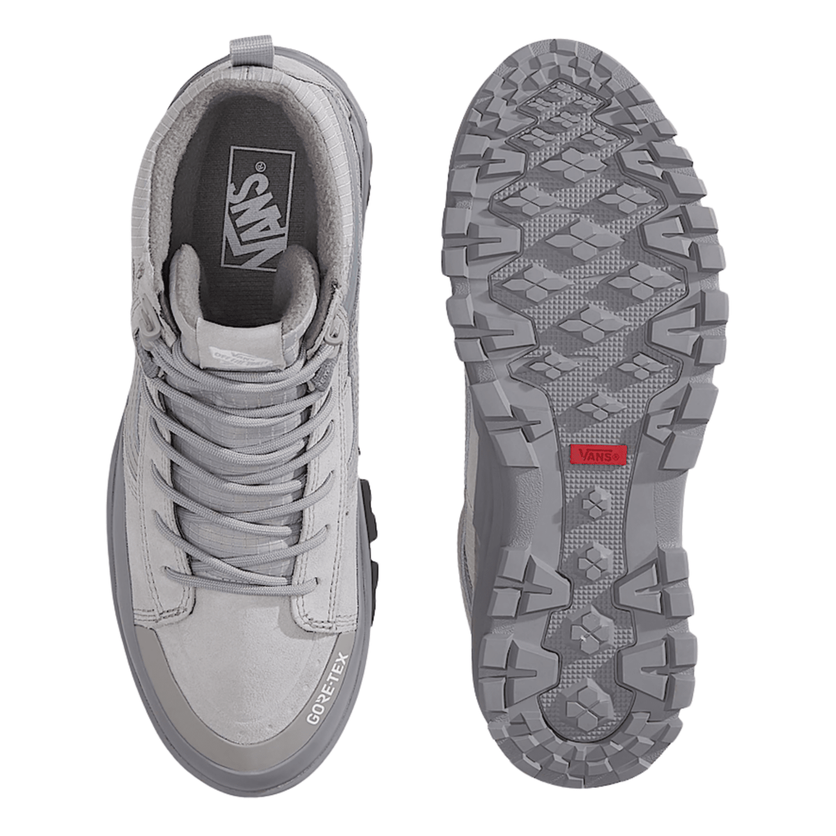 Vans Men's Sk8-Hi GORE-TEX Insulated in Light Grey - Getoutside Shoes
