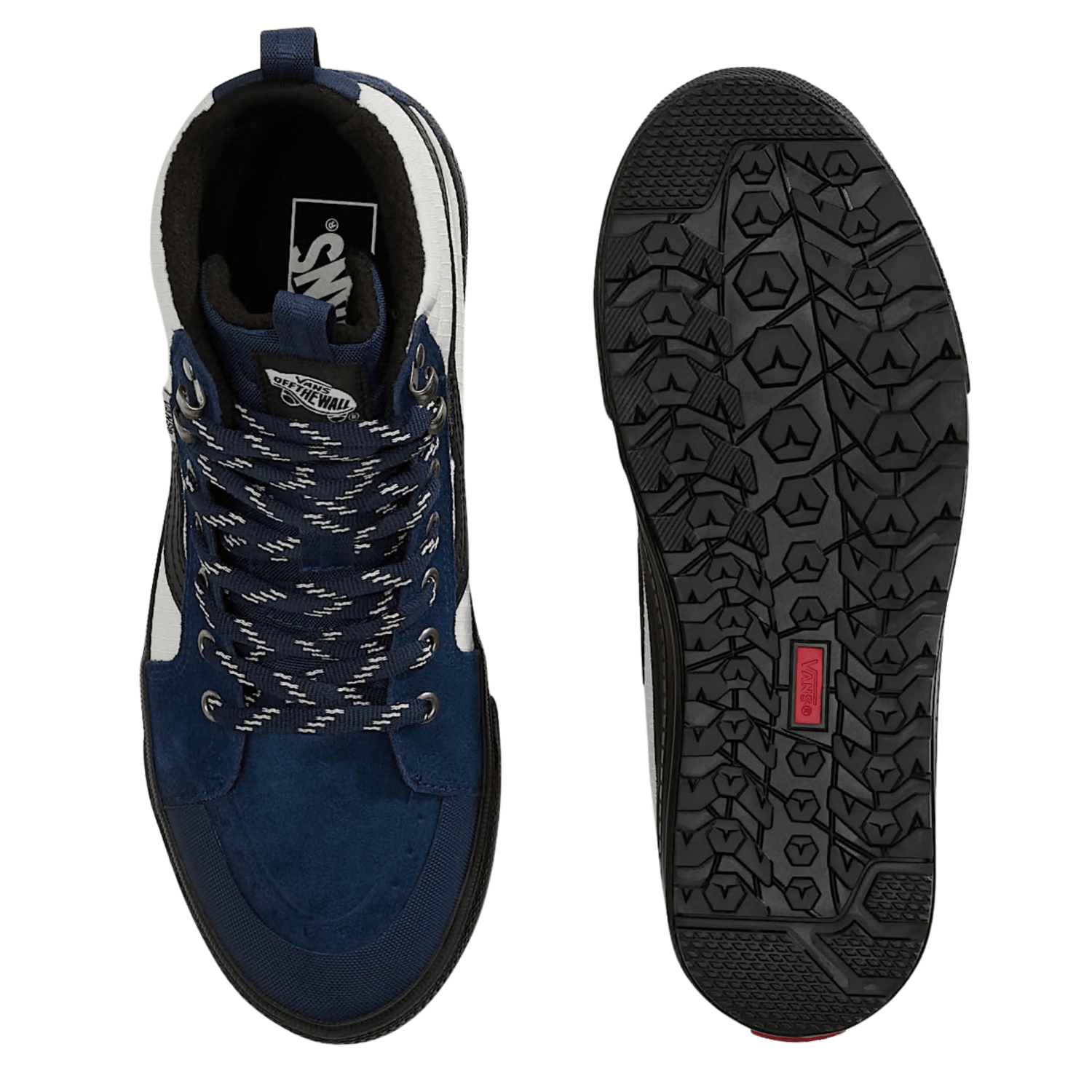Vans Men's Sk8-Hi Waterproof Insulated in Blue - Getoutside Shoes