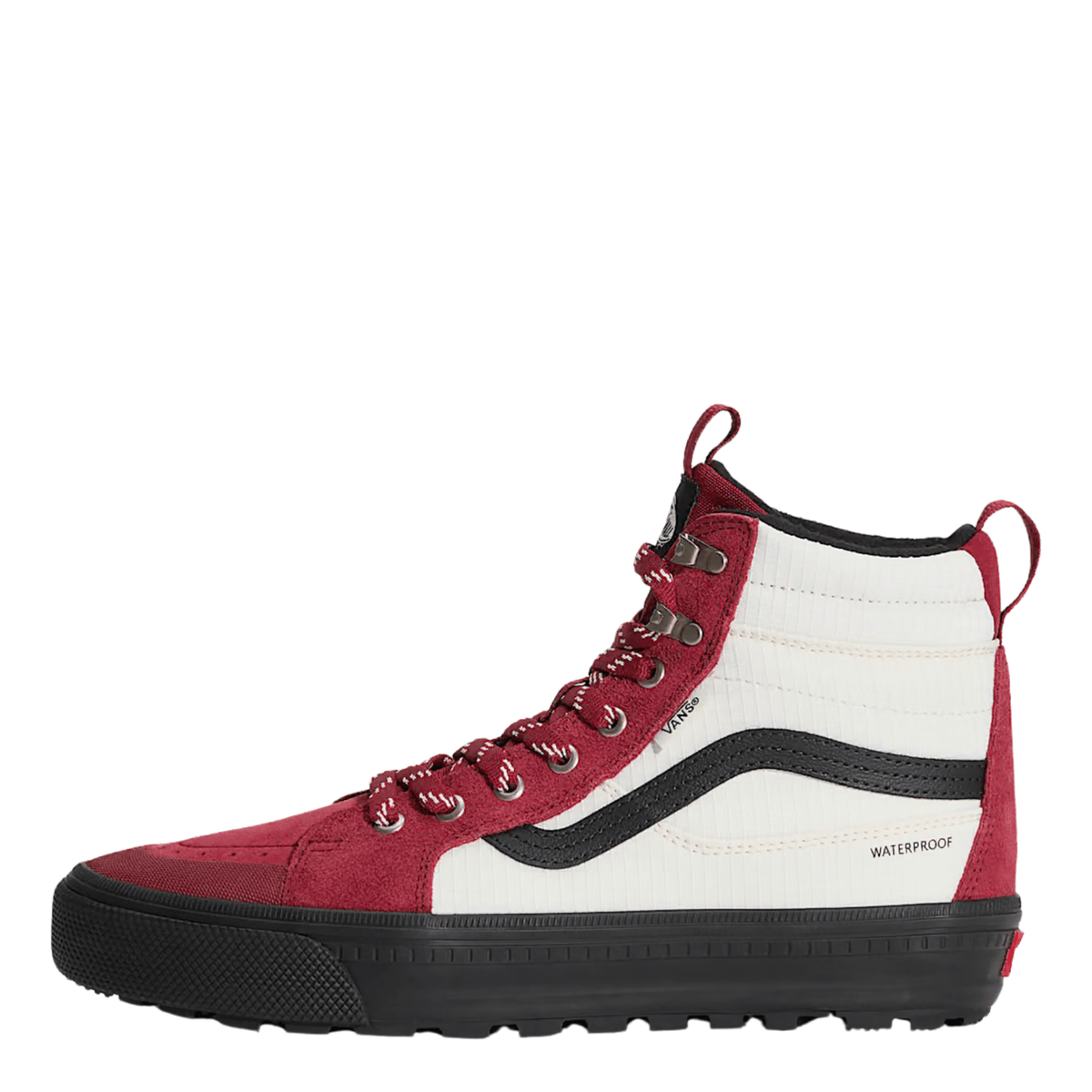 Vans Men's Sk8-Hi Waterproof Insulated in Burgundy - Getoutside Shoes