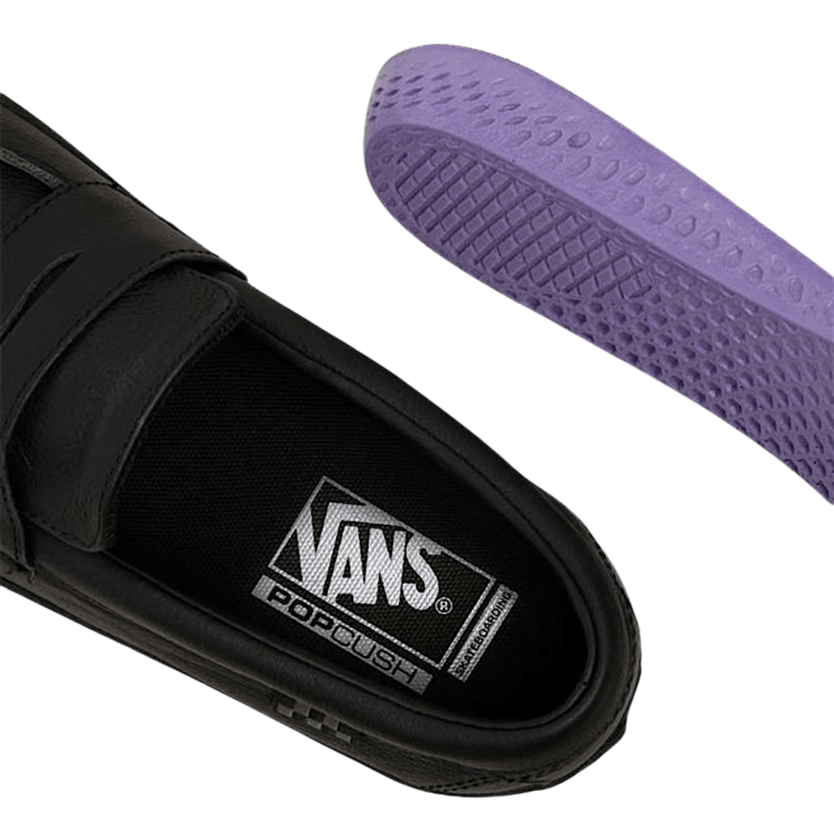Vans Skate Loafer in Black - Getoutside Shoes