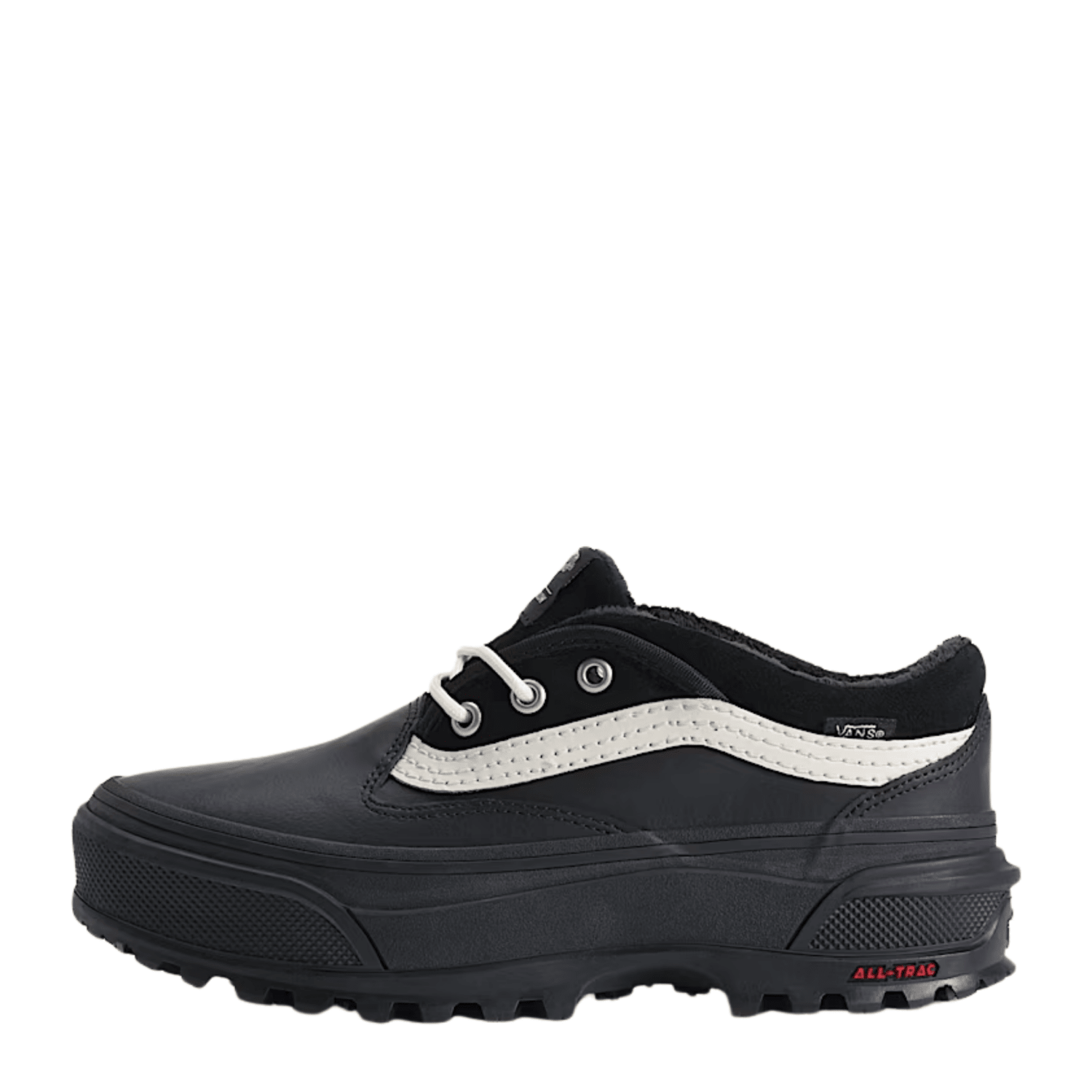 Vans Standard Low Shoe in Black/Turtledove White - Getoutside Shoes