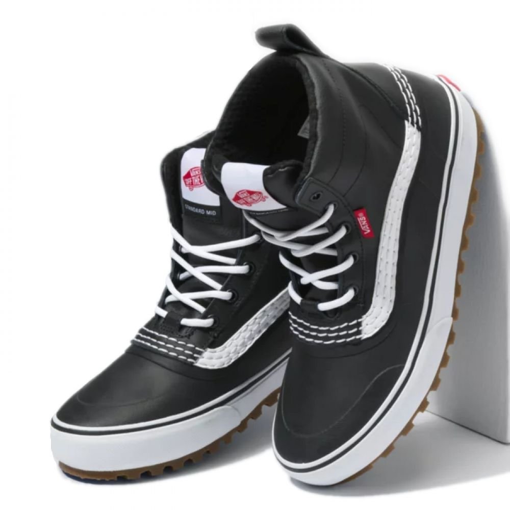 Vans Standard Mid MTE Boot in Black/White - Getoutside Shoes