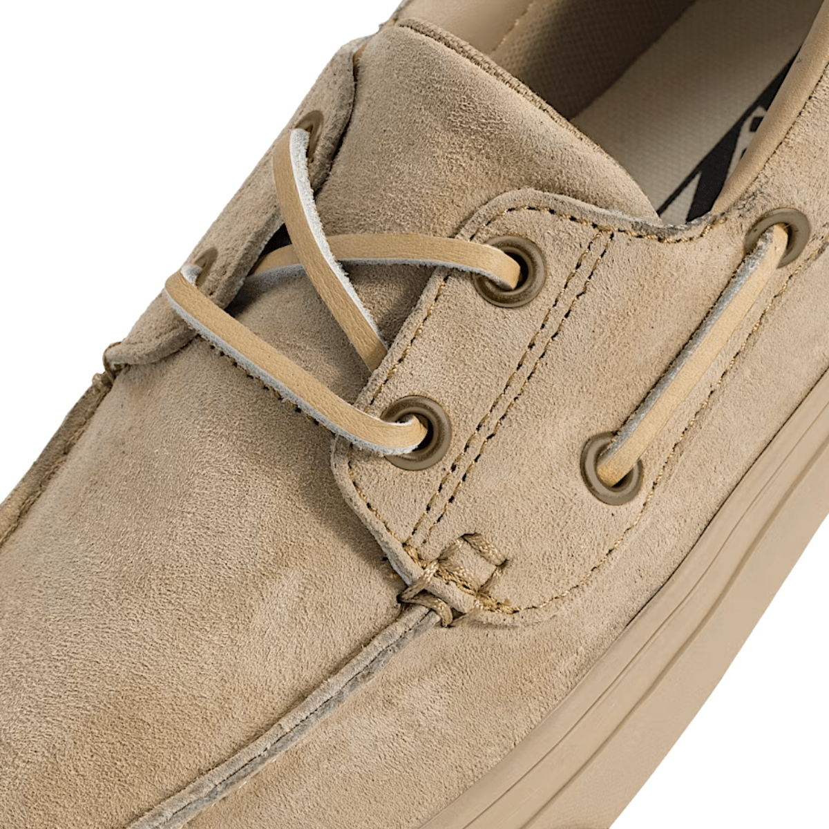Vans Women's 2-Eyelet Boat Shoe in Incense Beige - Getoutside Shoes
