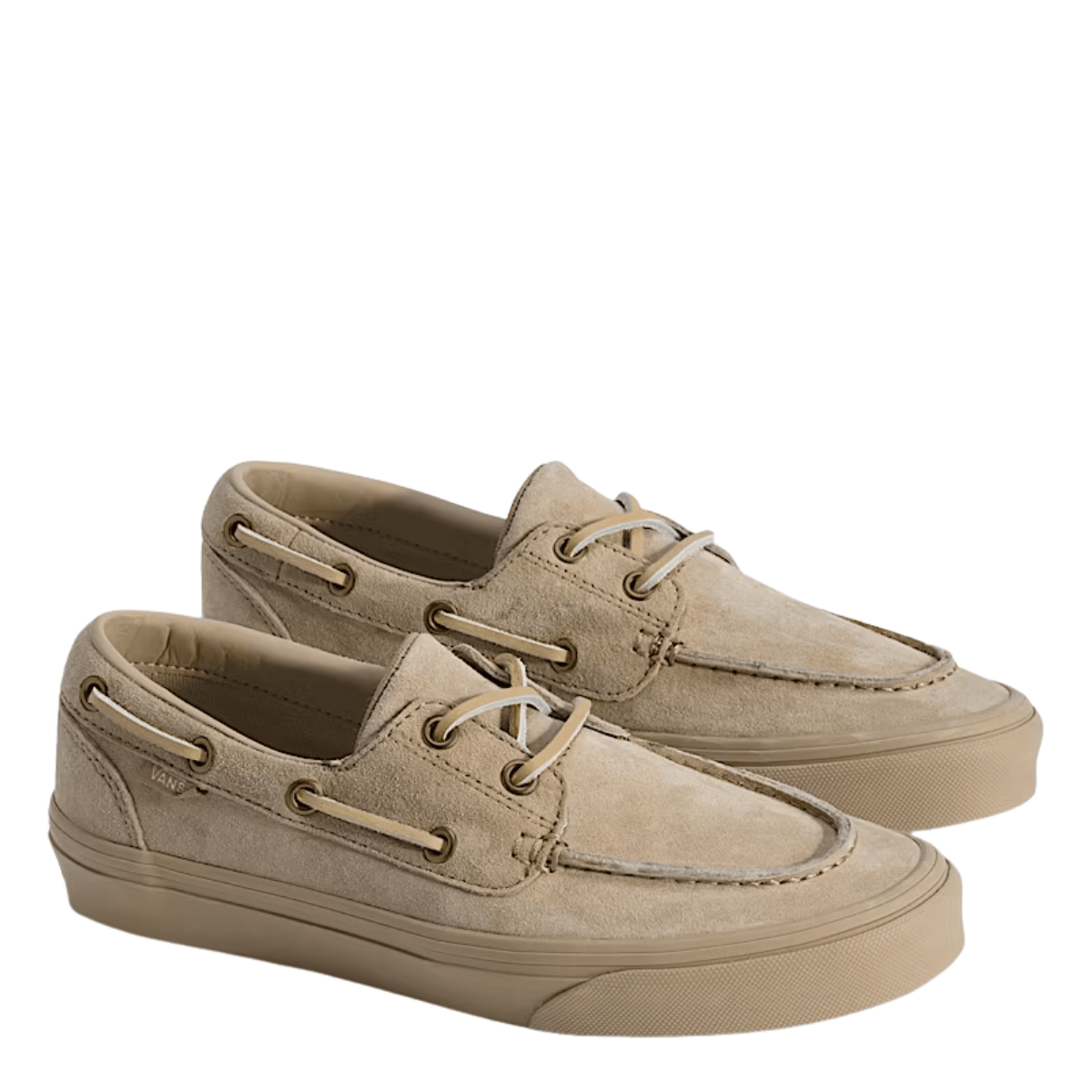 Vans Women's 2-Eyelet Boat Shoe in Incense Beige - Getoutside Shoes