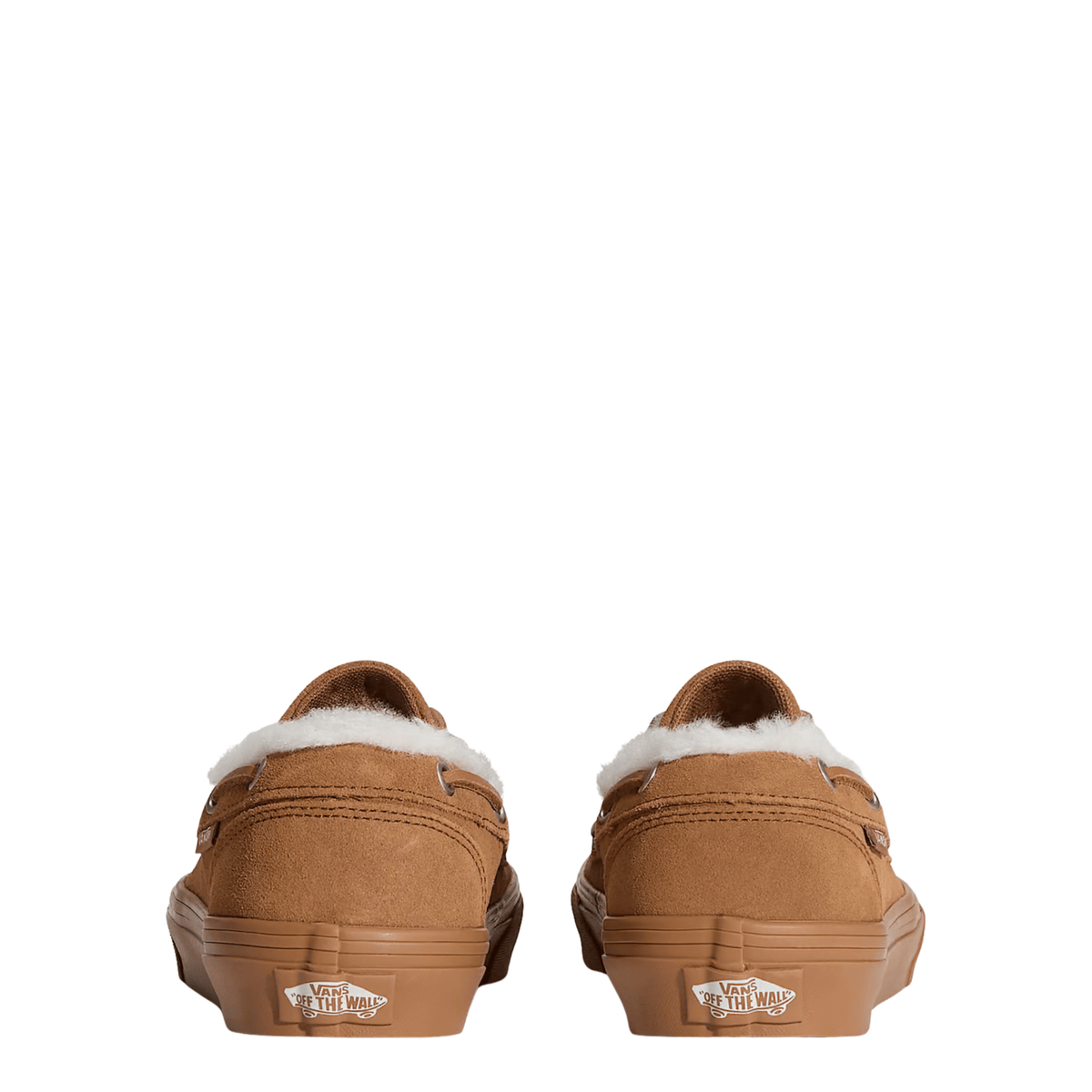 Vans Women's 2-Eyelet Boat Shoe in Sherpa Beige - Getoutside Shoes