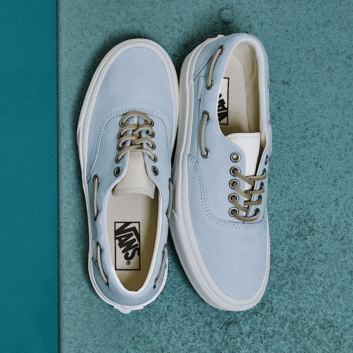 Vans Women's Authentic Boat Shoe in Soft Slate Blue - Getoutside Shoes