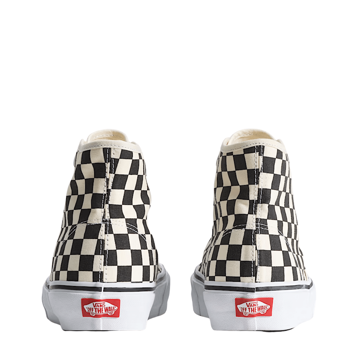 Vans Women's Authentic Hi 2.0 in Checkerboard Black/True White - Getoutside Shoes