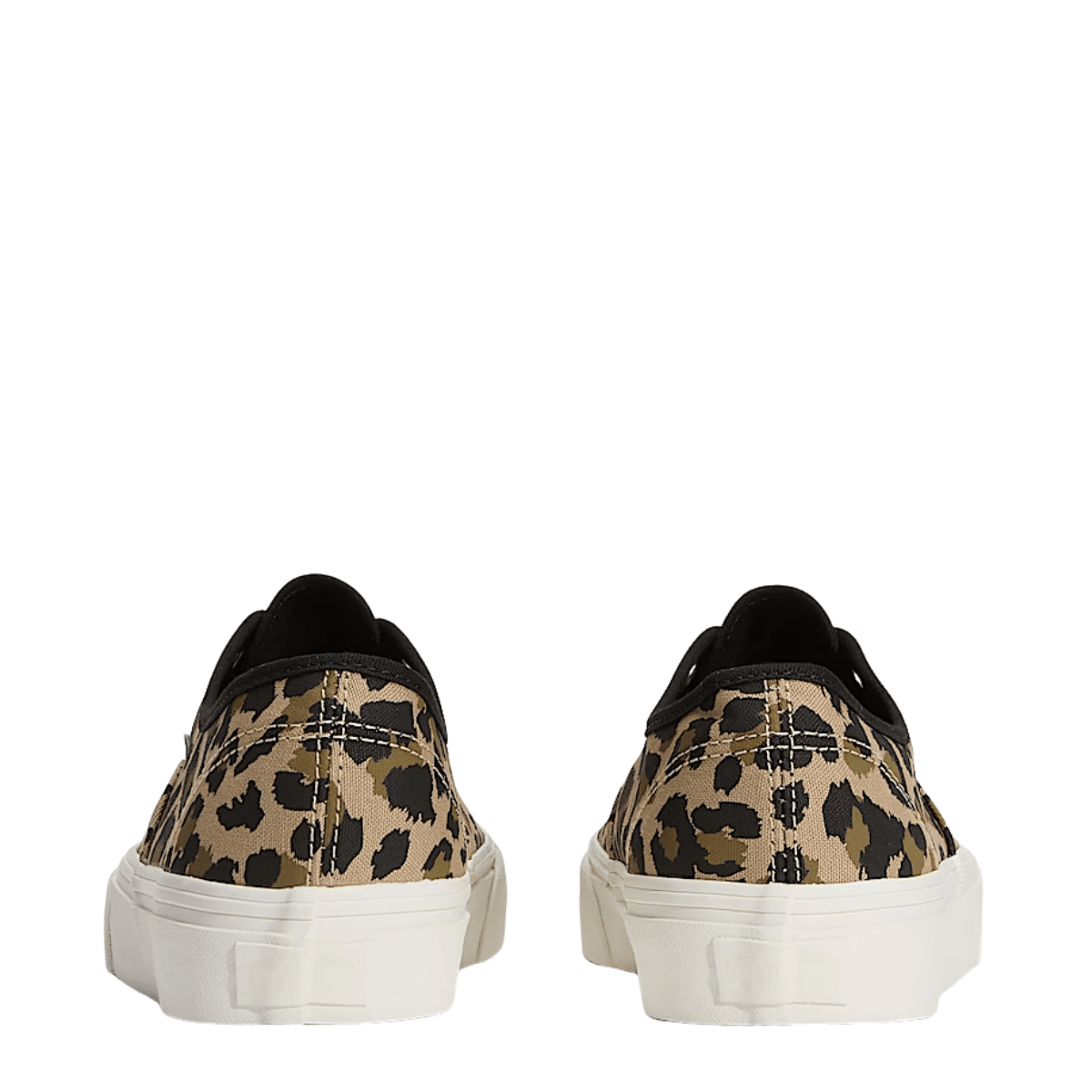 Vans Women's Authentic in Leopard Black/Incense Tan - Getoutside Shoes
