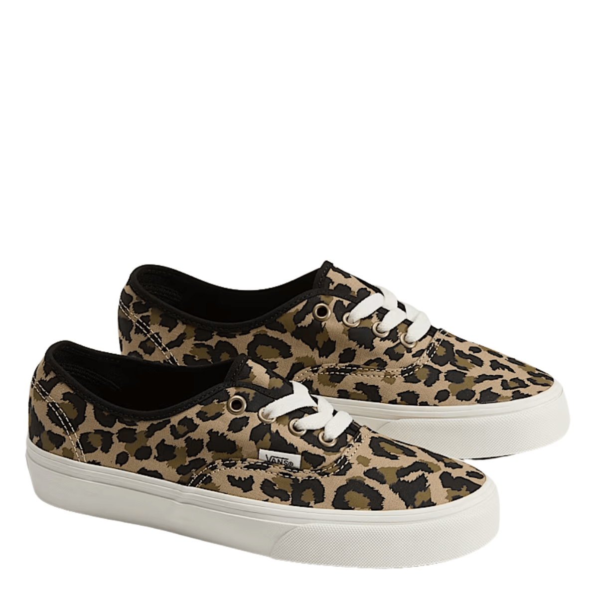 Vans Women's Authentic in Leopard Black/Incense Tan - Getoutside Shoes