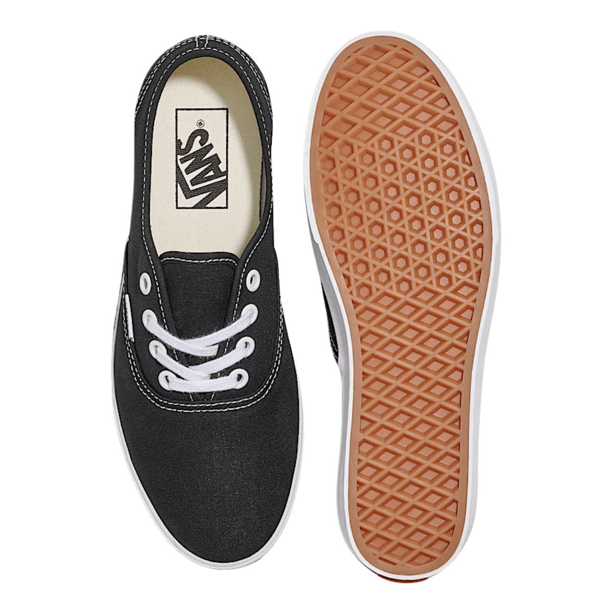 Vans Women's Authentic Lowpro in Black/White - Getoutside Shoes