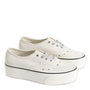 Vans Women's Authentic Platform in Marshmallow White - Getoutside Shoes