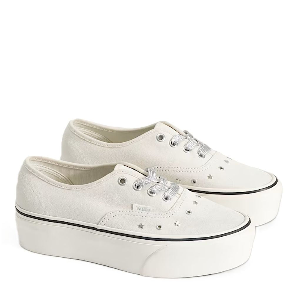 Vans Women's Authentic Platform in Marshmallow White - Getoutside Shoes