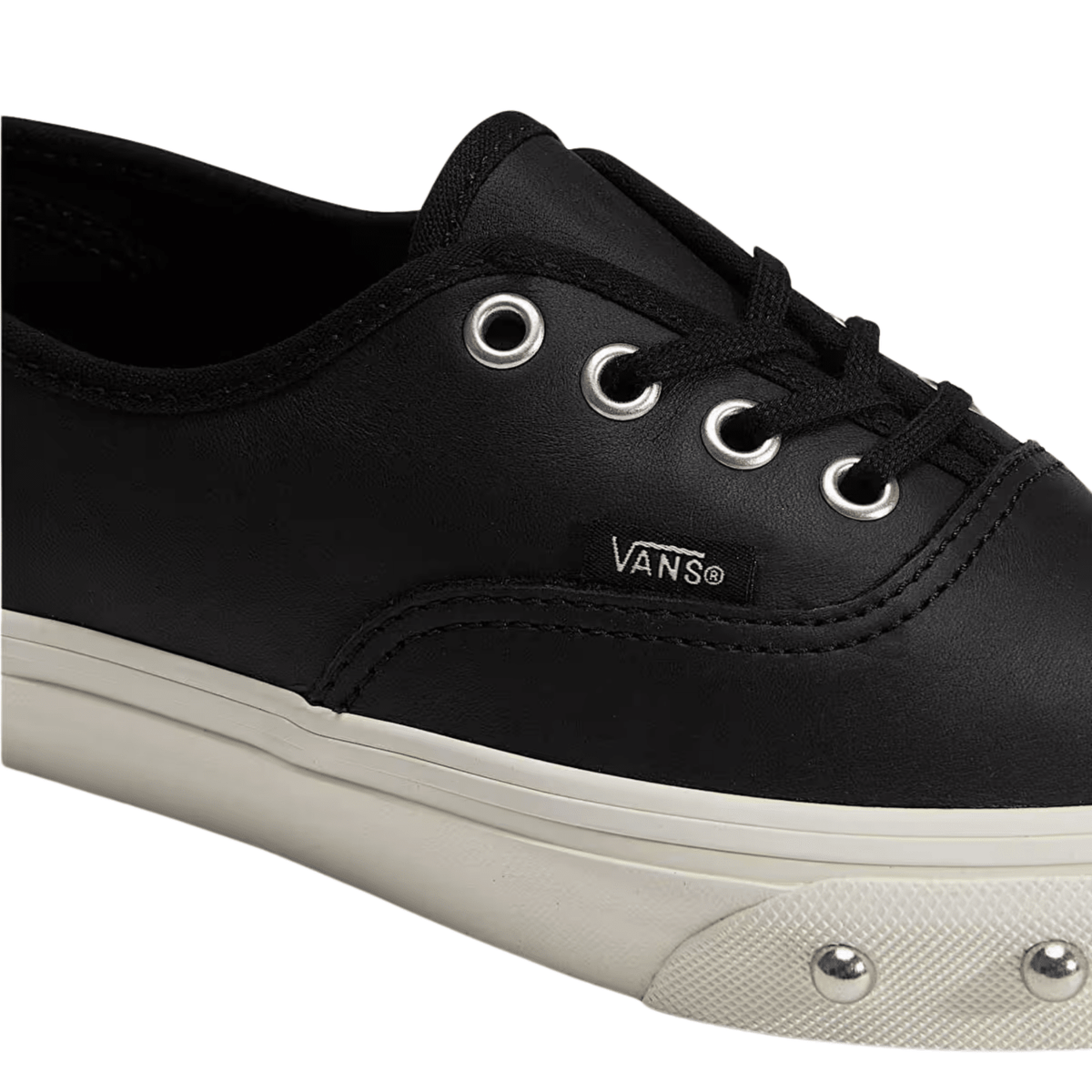 Vans Women's Authentic Studs in Black Leather - Getoutside Shoes