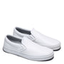 Vans Women's Classic Slip-On Tumble Leather in White - Getoutside Shoes