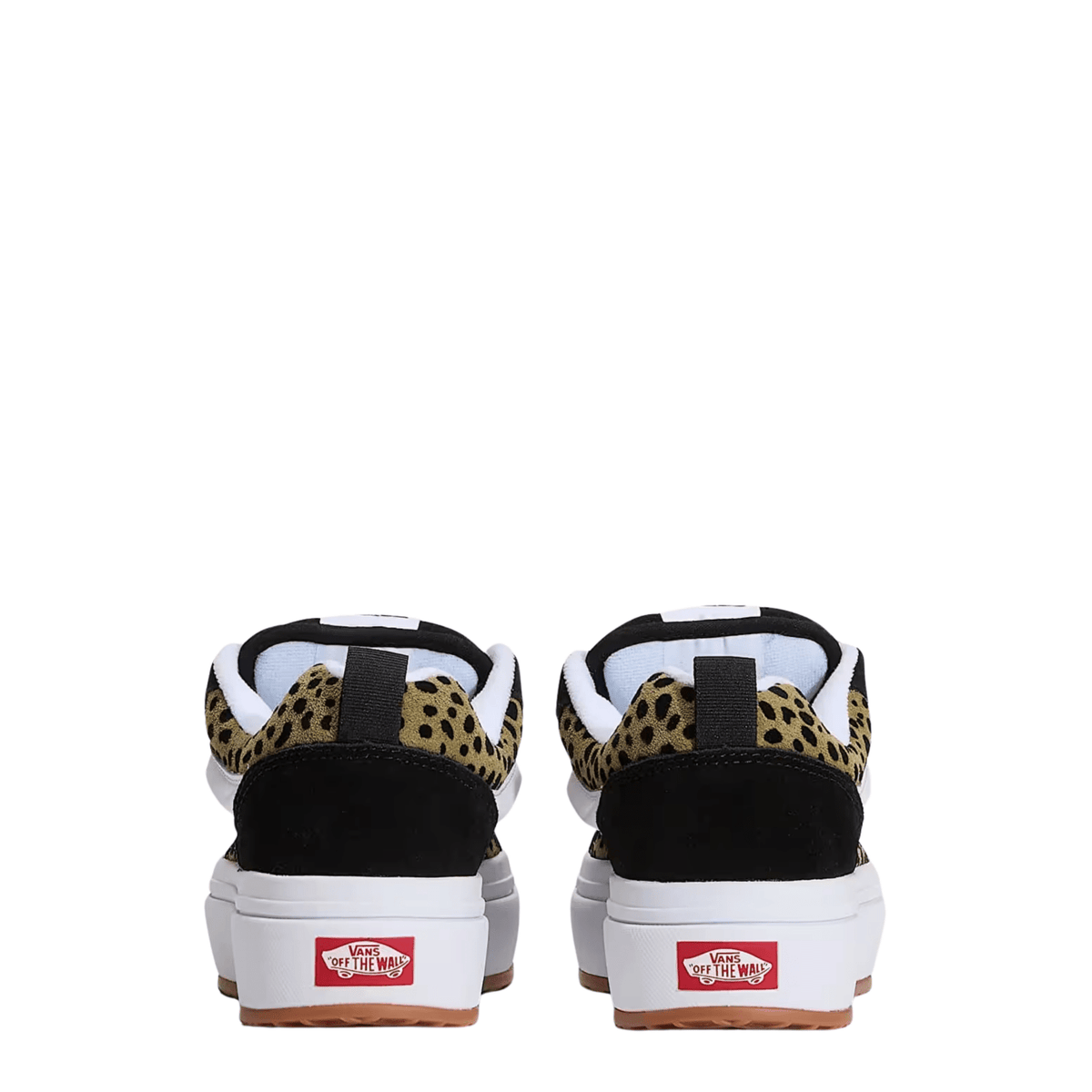 Vans Women's Knu Skool Platform Lite in Spotted Olive Brown/Black - Getoutside Shoes