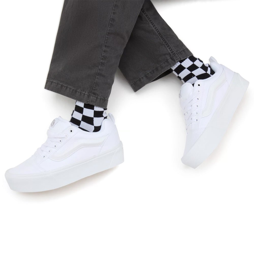 Vans Women's Knu Stack in True White - Getoutside Shoes