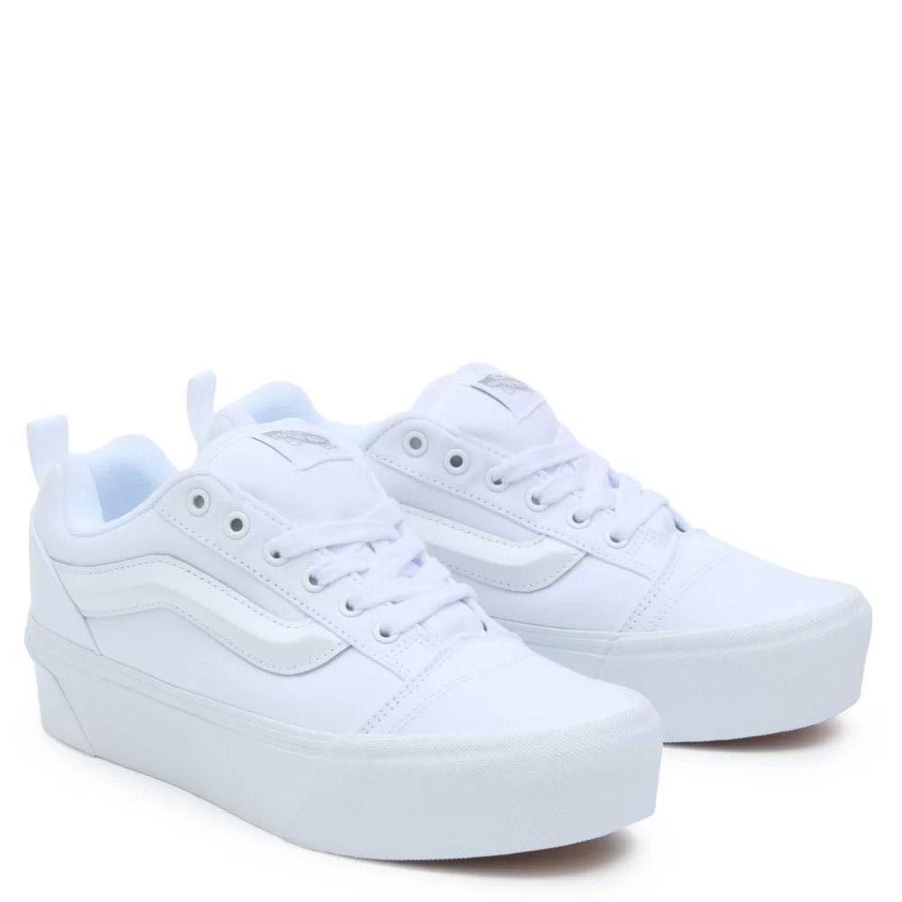 Vans Women's Knu Stack in True White - Getoutside Shoes
