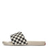 Vans Women's La Costa Checkerboard Slide - On in White/Black - Getoutside Shoes