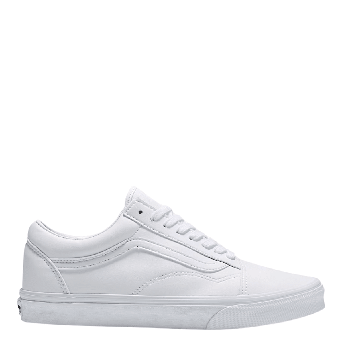 Vans Women's Old Skool Leather in White - Getoutside Shoes