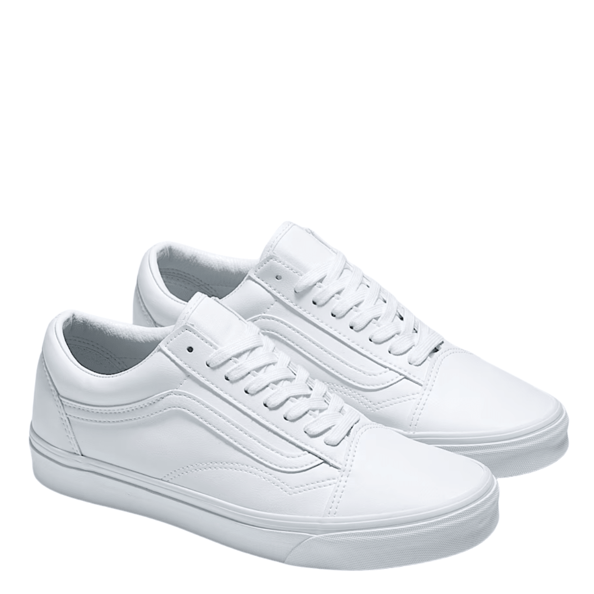 Vans Women's Old Skool Leather in White - Getoutside Shoes