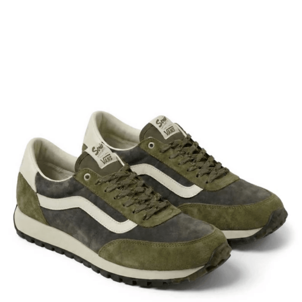 Vans Women's Premium Style 152 in Retro Mossy Olive - Getoutside Shoes
