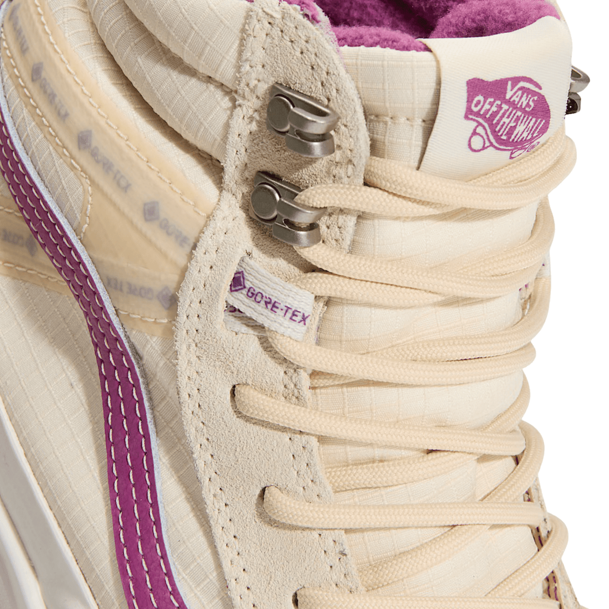 Vans Women's Sk8-Hi GORE-TEX Insulated in Sand White - Getoutside Shoes