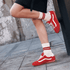 Vans Women's Super Lowpro in Racing Red - Getoutside Shoes