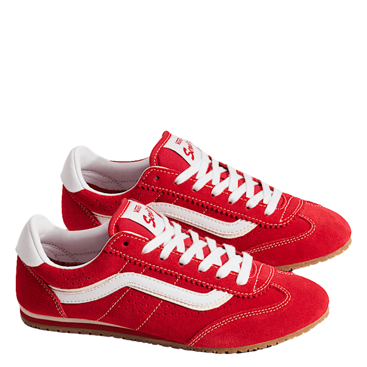 Vans Women's Super Lowpro in Racing Red - Getoutside Shoes