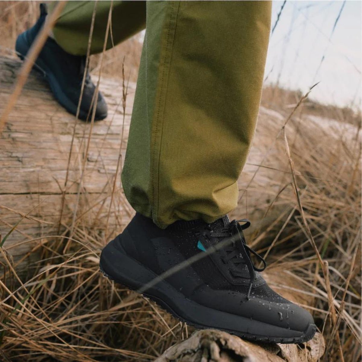 Vessi Men's Stormburst Low Top in Black - Getoutside Shoes