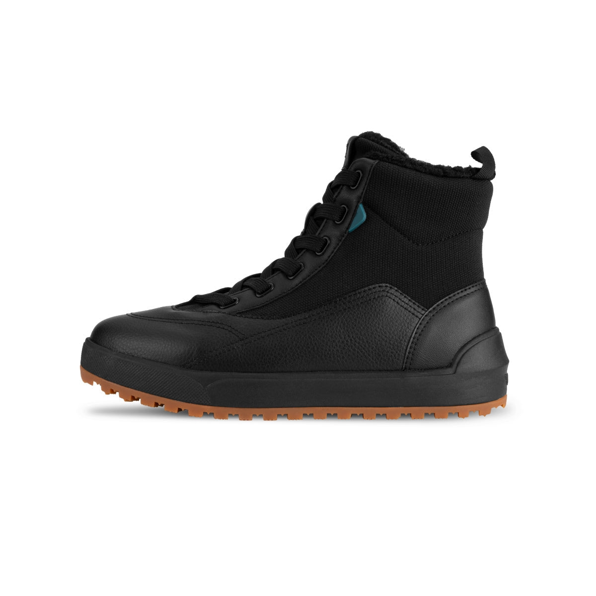 Vessi Women's Alta High Top in Asphalt Black/Gum - Getoutside Shoes